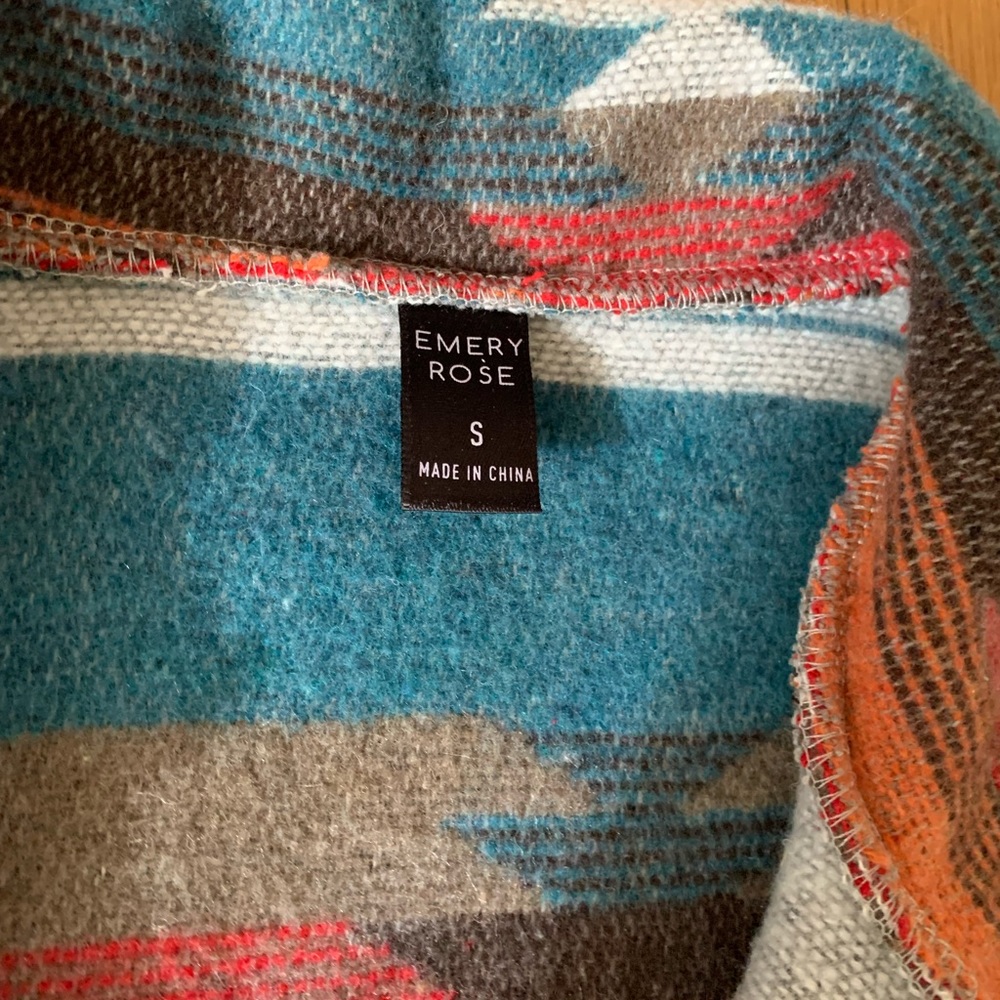EMERY ROSE Aztec shacket - Picture 4 of 4